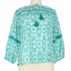 Modaposa Bohemian Teal Top | Size XL